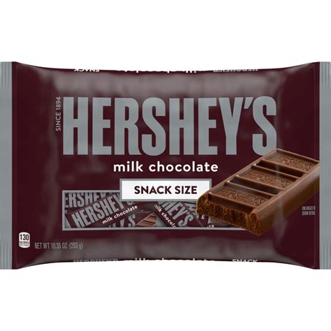 Hershey Milk Chocolate Bar Nutrition Facts