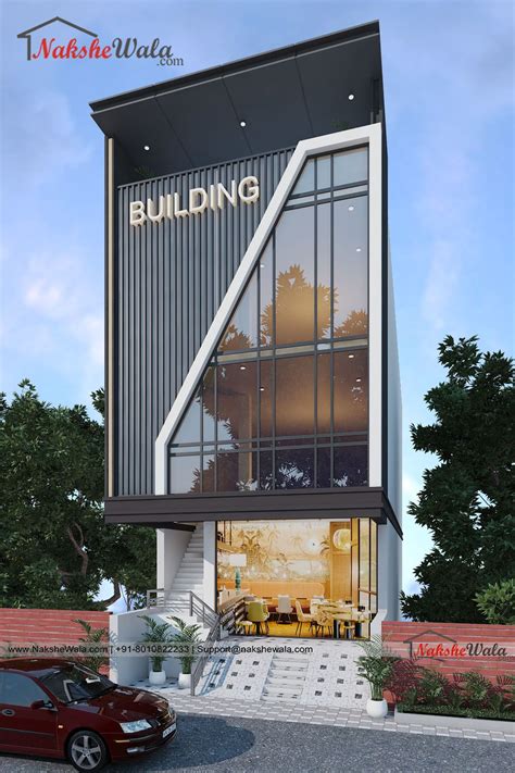 Commercial Building Elevation Design 的图像结果