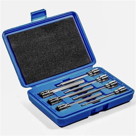 Buy XtremepowerUS 3/8 DR Extra Long Hex Allen Bit Socket Set 7pc ...