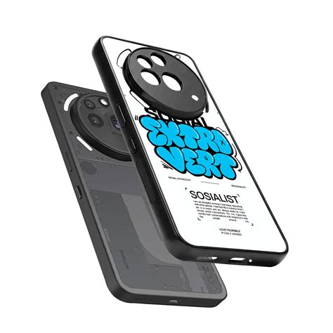 Social Extrovert Phone Case for Nothing Phone 3A Pro | Glass Case – Boujee
