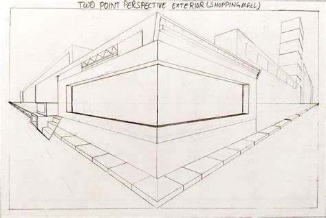 ArtStation - Two point Perspective Exterior