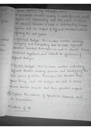 Operational Research Question 的图像结果