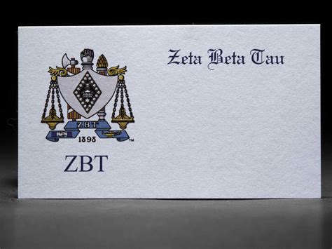 Nametags Zeta Beta Tau | GreekStation