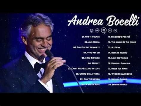 Andrea Bocelli Greatest Hits Full Album 2020 - Best Songs Of Andrea ...