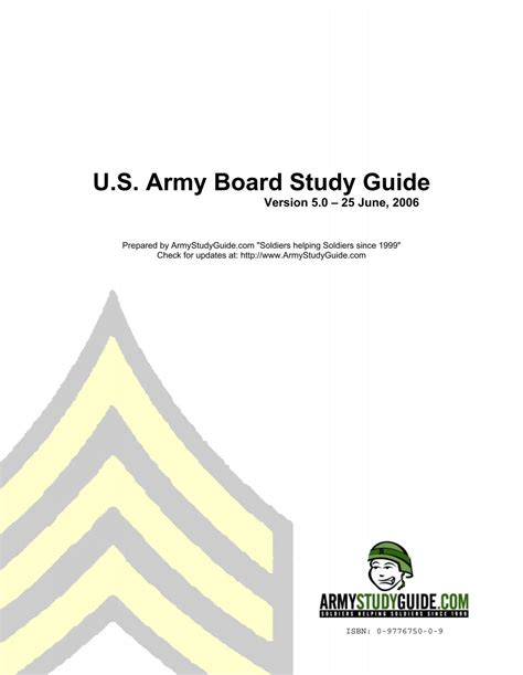 U.S. Army Board Study Guide - ArmyStudyGuide.com