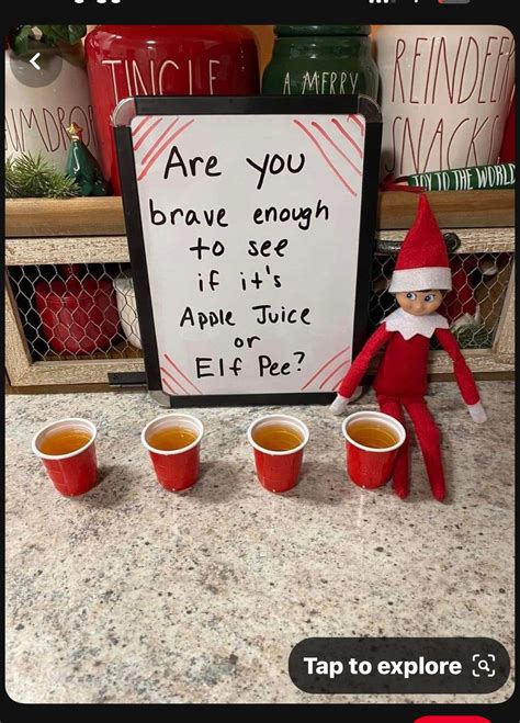 Elf on the Shelf Cheat Sheet Poster