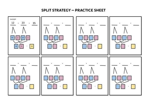 Image result for Split Strategy Example for Subtraction