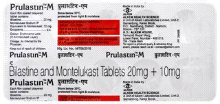 Prulastin M 20/10 MG | Order Prulastin M 20/10 MG Tablet Online at Truemeds