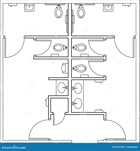 Public Restroom Design Plans