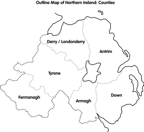 Northern Ireland Map Of Counties Map Of Garden | Adams Printable Map