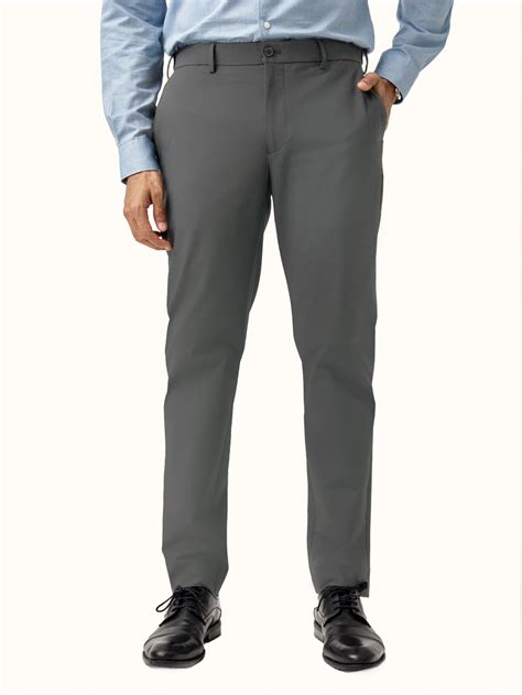 Men's Dark Grey Stretchable Formal Trouser