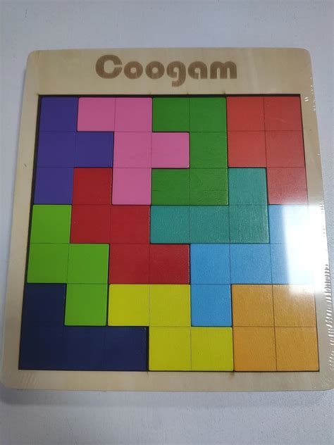 Coogam Wooden Puzzle Pattern Blocks Brain Teasers India | Ubuy