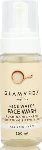 GLAMVEDA Rice Water Brightening Foaming Face Wash - Price in India, Buy ...