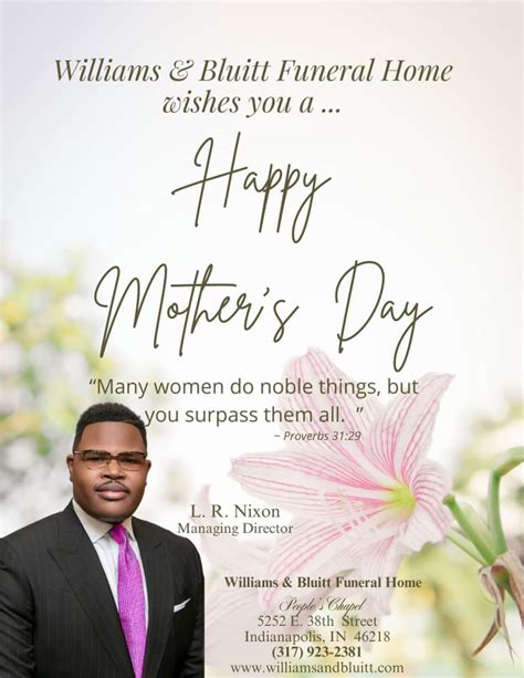 Williams & Bluitt Funeral Home | Indianapolis IN