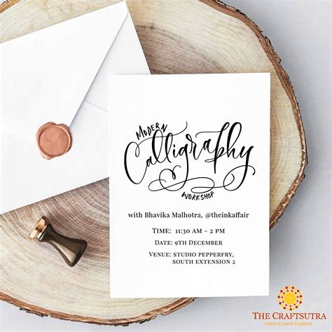 This Sunday, Attend Modern Calligraphy Workshop With Your BFF | LBB