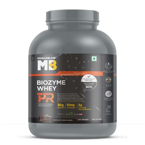MuscleBlaze Biozyme Whey Protein PR - 4.4 Lbs – Mk Protein Star