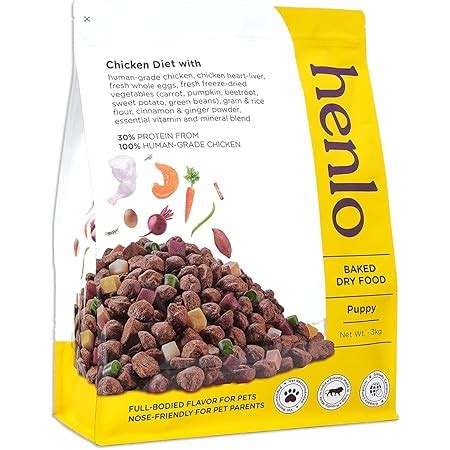 Henlo Baked Dry Food for Puppies | 100% Human-Grade Ingredients ...