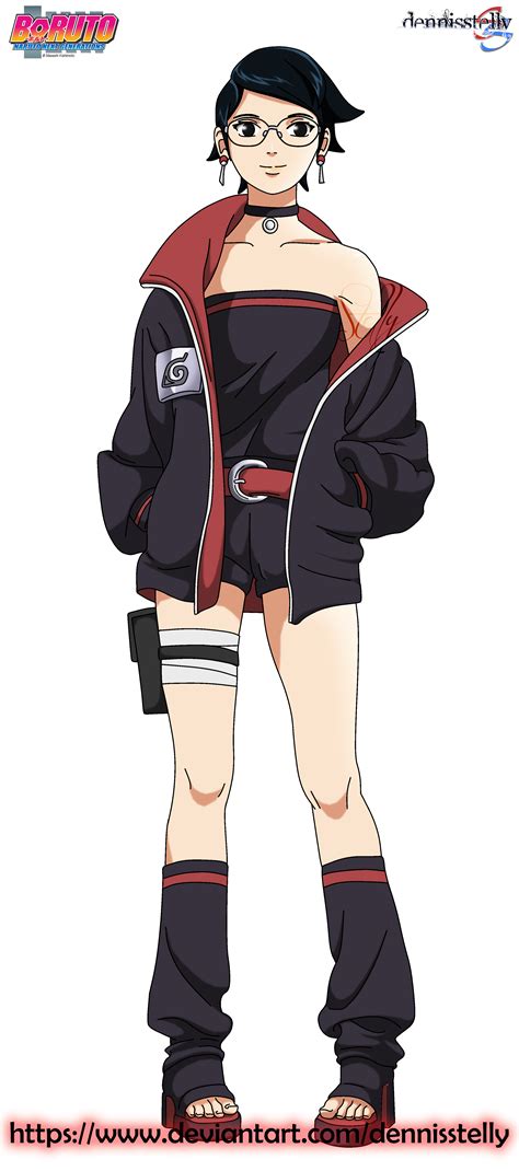 Sarada Uchiha - Time-skip by DennisStelly on DeviantArt