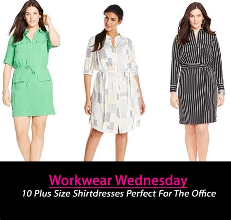 10 Plus Size ShirtDresses Chic Enough To Take You From Work To Weekend ...