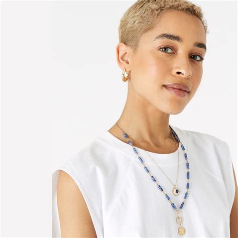 Accessorize London Country Retreat Bead And Chain Necklace ...