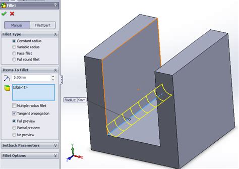 Fillet Irregular Geometry SolidWorks 的图像结果