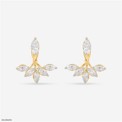 The Glistening Detachable Earrings 18K Yellow Gold – Maiora Diamonds