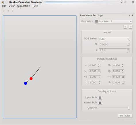 Image result for Double Pendulum Simulation