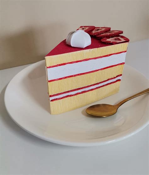 Handmade Paper Cake Slice – Gourmet and Original Decoration – Unique ...