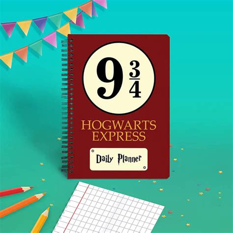 Buy Harry Potter Hogwarts 9 3/4 Daily Planner - The Peppy Store