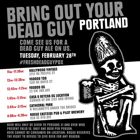Rogue Ales Launches Dead Guy Ale In Cans Today In Portland
