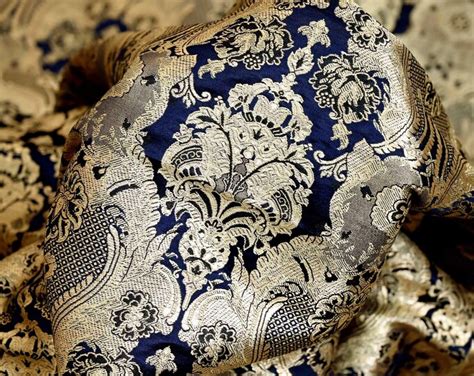 Peanut Butter Indian Wedding Dress Material Fabric by the Yard Silk ...