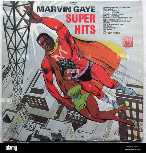 1960s Marvin Gaye Original Vintage Vinyl Record Album Lp Stock Photo ...