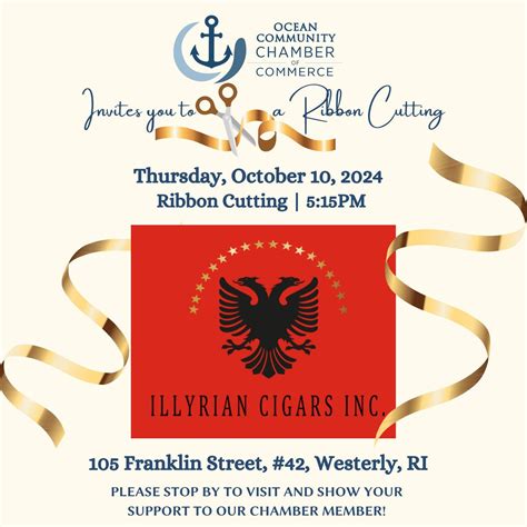 Ribbon Cutting - Ilyrian Cigars Inc. , Illyrian Cigars INC, Westerly ...