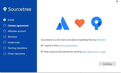 Source Tree Installation Steps 的图像结果