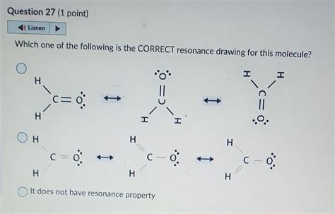 Formaldehyde Lewis Structure Resonance