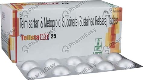 Telista Mt 25mg Tablet: Uses, Side Effects, Price & Dosage | PharmEasy