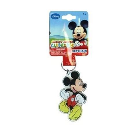 Disney Mickey Mouse Keychain- Lucite Shaped Key Chain(MK232) : Amazon ...