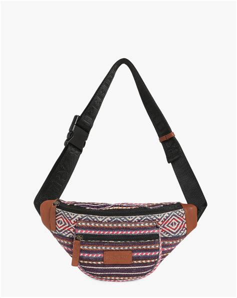 SUPERDRY ABSTRACT JACQUARD BUMBAG