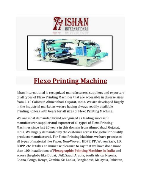 Image result for How Flexo Printing Machine Works