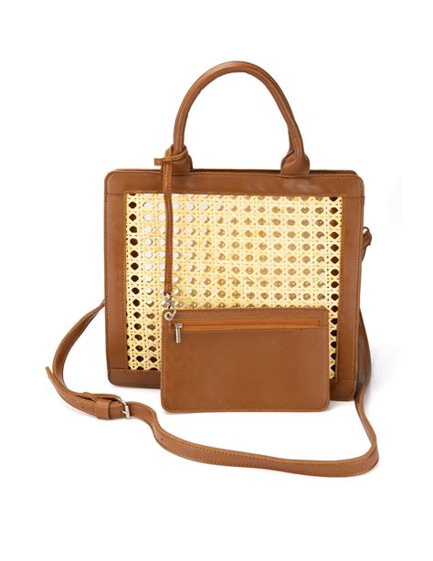 BASKET WEAVE PATTERN HAND BAG – Richeera