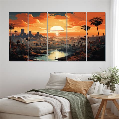 Bay Isle Home™ Los Angeles City Of Angels IV 5 Pieces | Wayfair