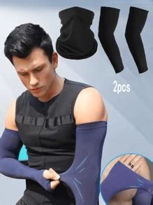 2pcs Face Mask + Arm Sleeves, Unisex Football Daily Use Mask ...