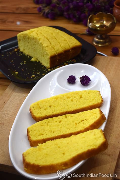 Lemon cake-No oven-Pressure cooker method-How to make-Step by step photos