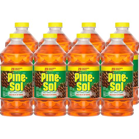 (8 pack) Pine-Sol Multi-Surface Floor Cleaner, Original, 40 Fluid ...