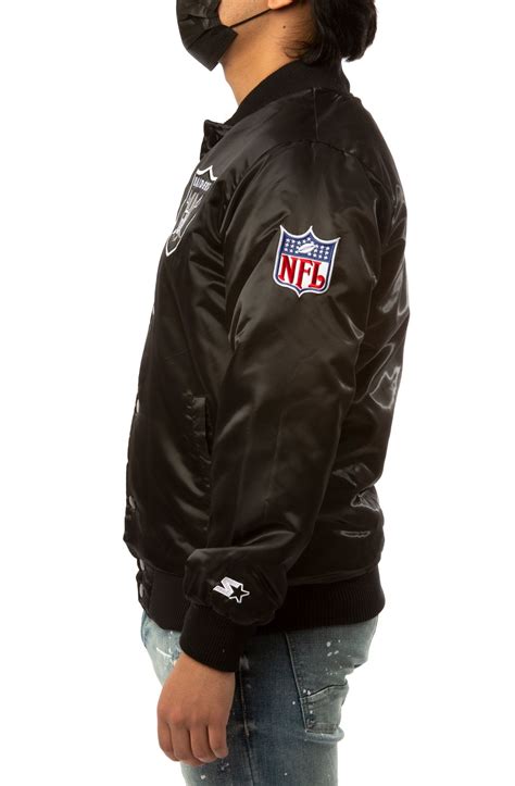 STARTER Oakland Raiders Varsity Jacket LS8L0655-RAD - Shiekh