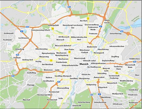 Tourist map of munich | Mattgrangerphotography.com