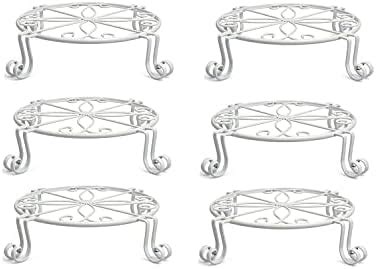 NATIONAL INDUSTRIES Plant Stand Metal 6 Tier 7 Potted Multiple Flower ...