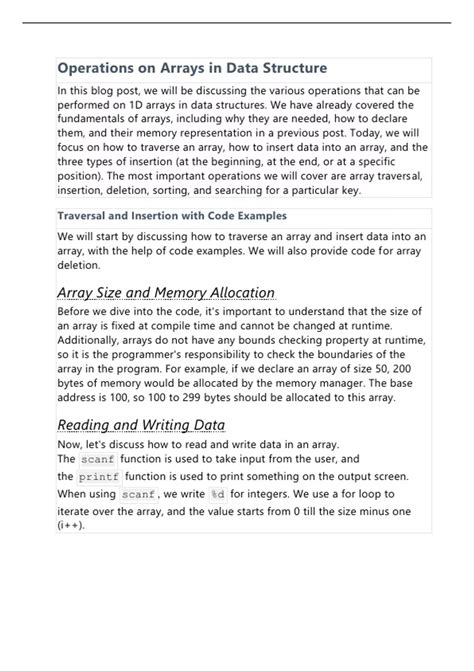 Image result for Basic Array Operations