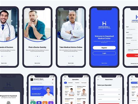 UI｜人民医院app设计_HANLINI-站酷ZCOOL