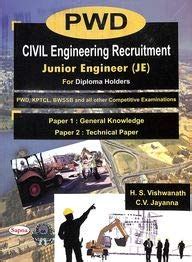 Pwd Civil Engineering Recruitment Junior Engineer For Diploma Holders ...